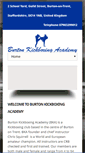 Mobile Screenshot of burton-kickboxing-academy.co.uk
